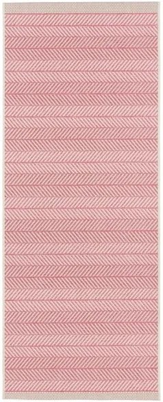 Covor pentru interior/exterior Bougari Runna, 70 x 200 cm, roz