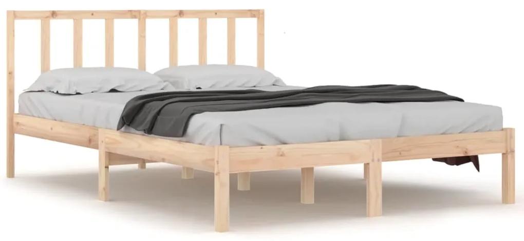 3105081 vidaXL Cadru de pat, 160x200 cm, lemn masiv de pin