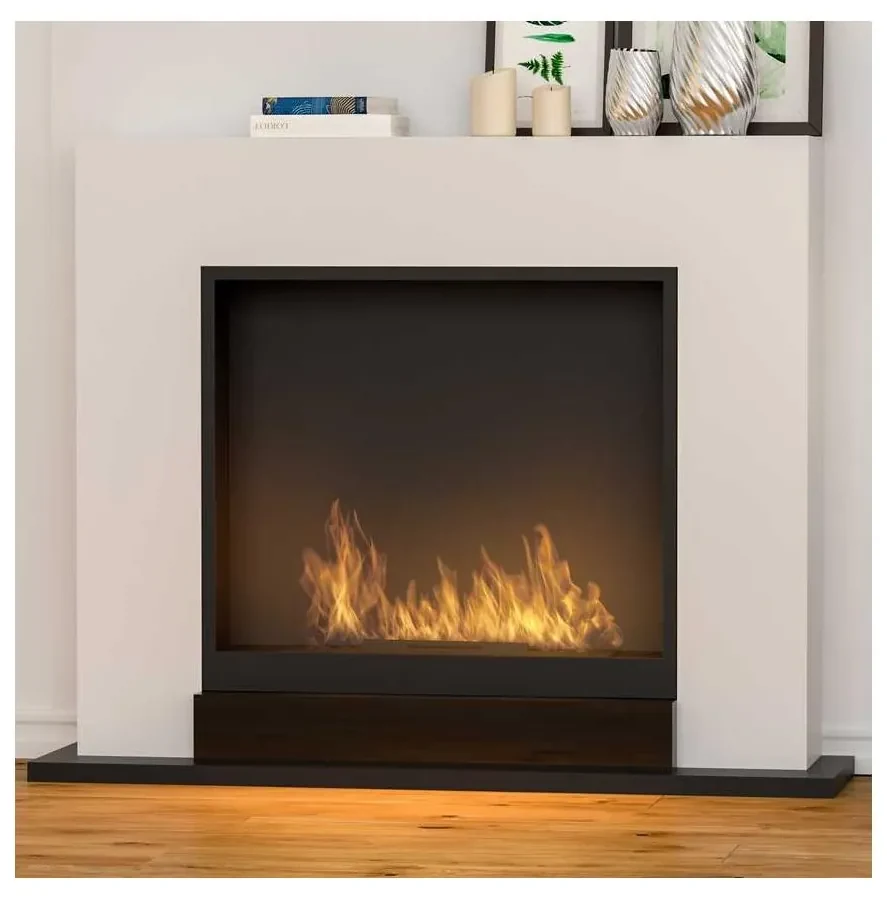 Șemineu InFire BIO 100x120 cm 3,5kW alb
