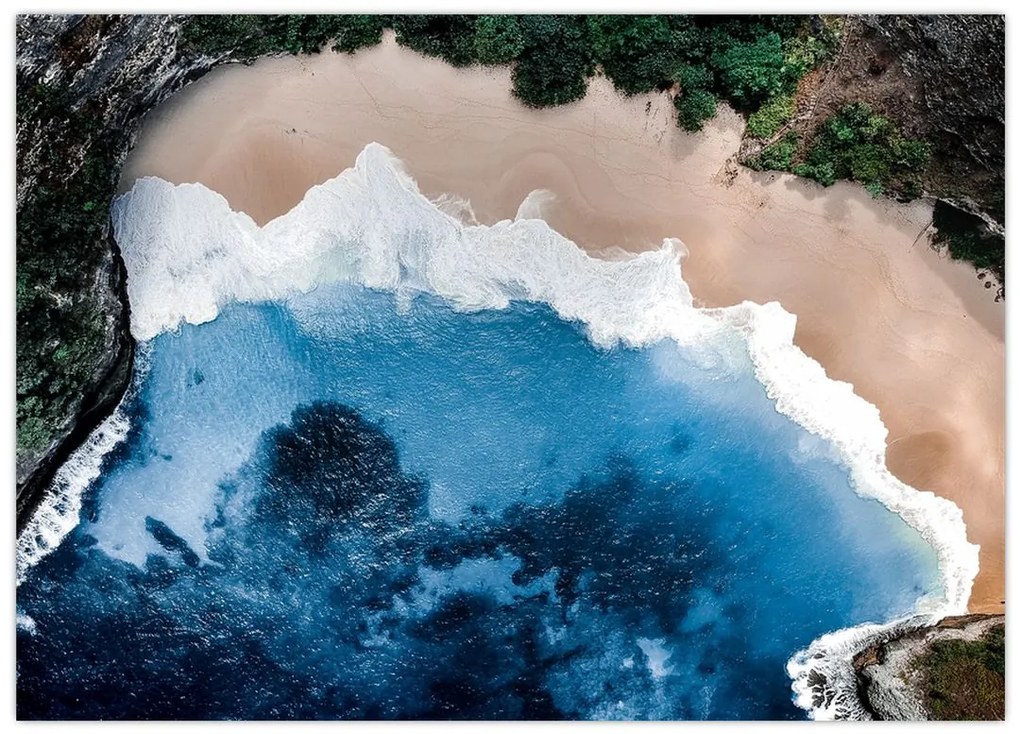 Tablou cu plaja Nusa Penida, Indonesia (70x50 cm)