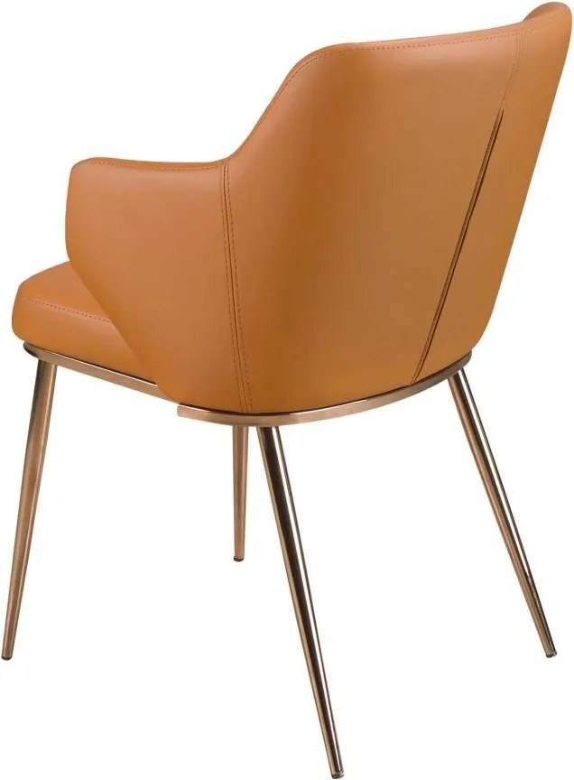 Scaun design LUX, Metal, Piele Sintetica 4162