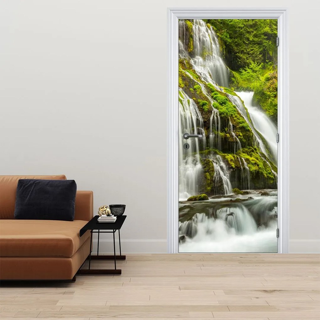 Fototapet pentru ușă - Cascadă (95x205cm)