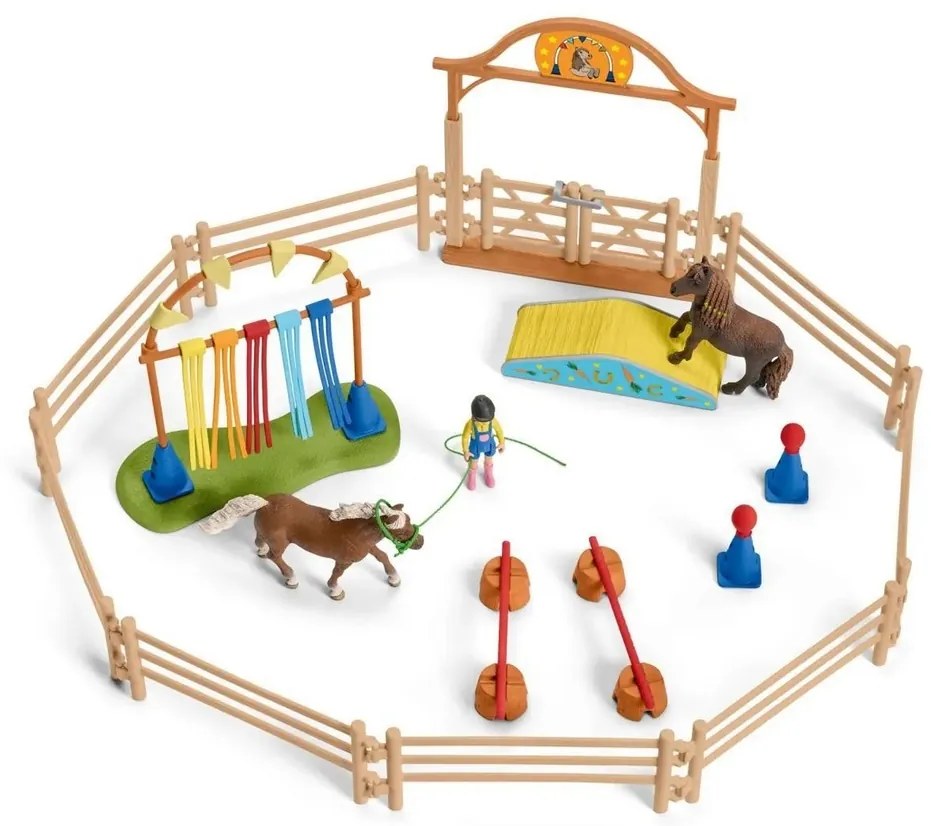 Antrenament de agilitate pentru ponei Schleich  42481