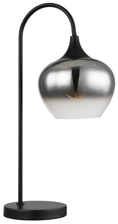 Veioza, lampa de masa design modern Maxy negru