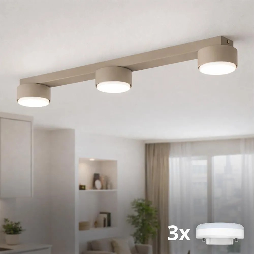 Brilagi - Spot LED RGB dimabil MONO 3xGX53/14W/230V Wi-Fi Tuya bej