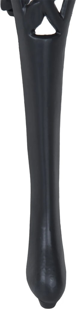 Outsunny 3pcs Patio Bistro Set Cast Aluminum Table Chair Outdoor Furniture Antique Black | Aosom Romania