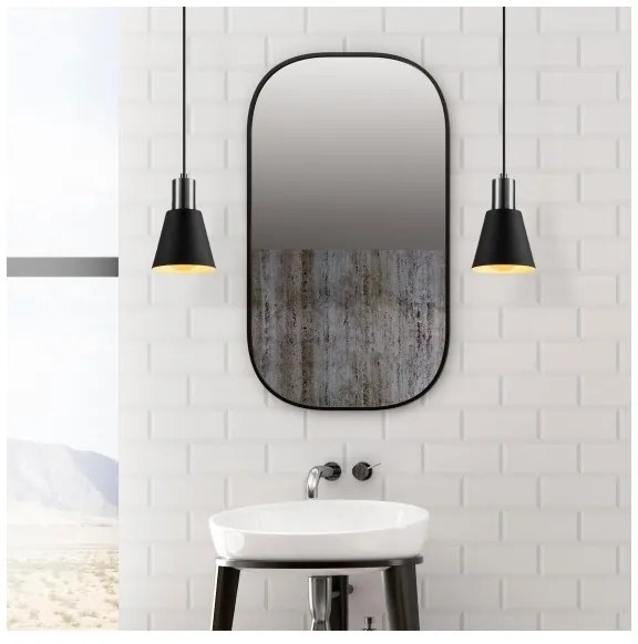 Lustră pe cablu KEM 1xE27/40W/230V neagră