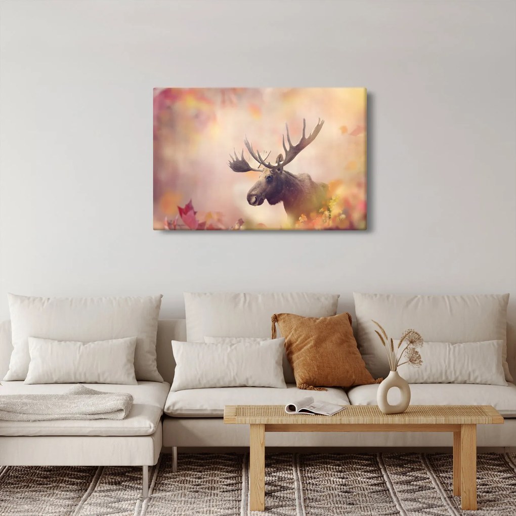 Tablou - Pădure în frunze de toamnă (90x60 cm)