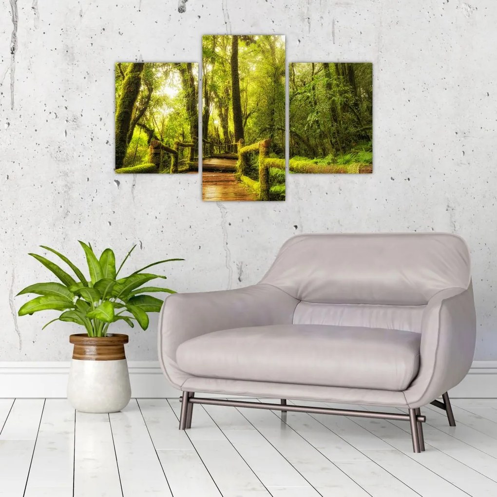 Tablou junglei cu mușchi (90x60 cm)