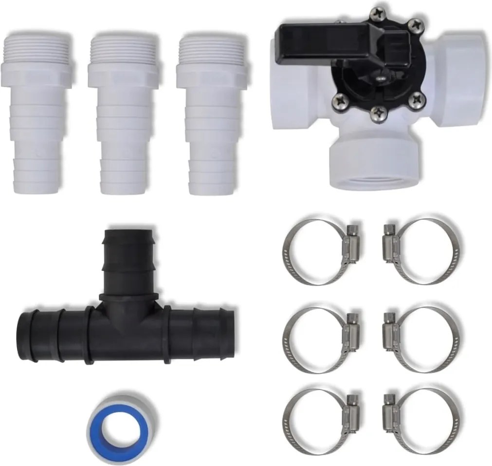 vidaXL 90510 Set de deviere pentru încălzitorul solar de piscină