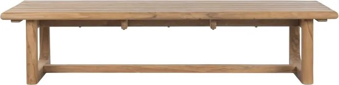 Măsuță de cafea din lemn masiv de teak, 180×70×40 cm, „Kayu"