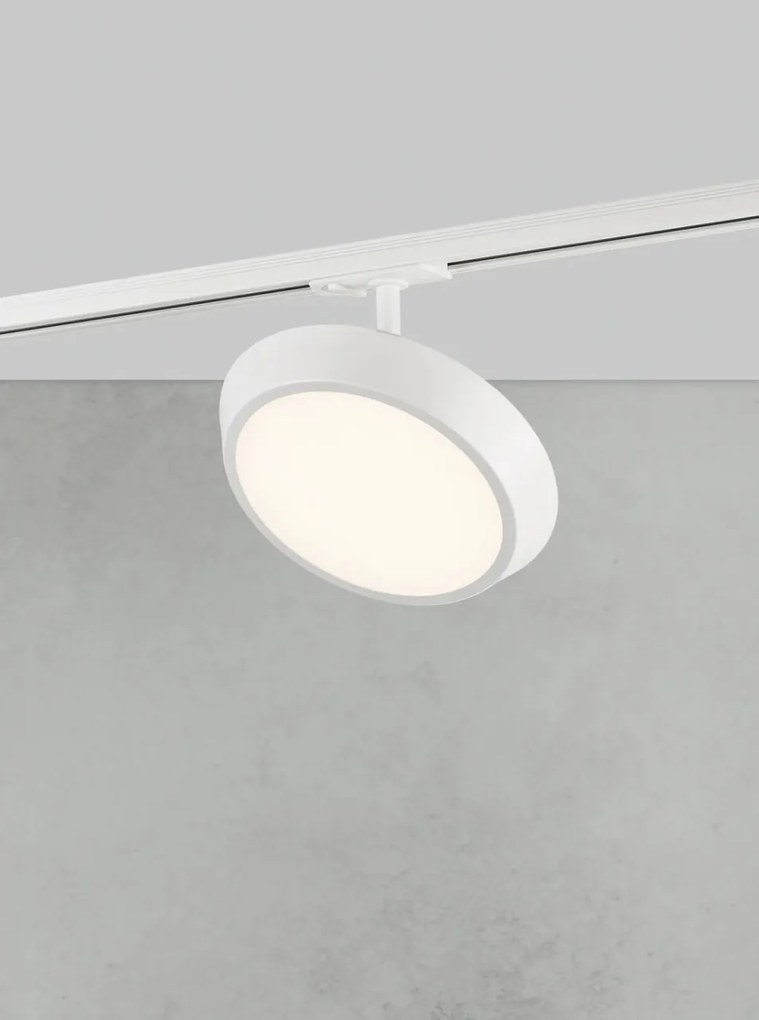 Accesoriu, Spot LED directionabil Diskie alb, pentru sina Nordlux Link