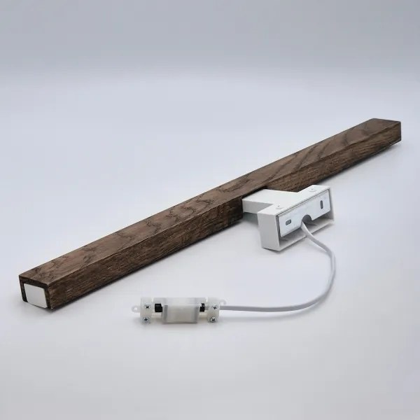 Aplică LED pentru oglindă de baie Brilagi WOODY MIRROR LED/12W/230V IP44 stejar/alb