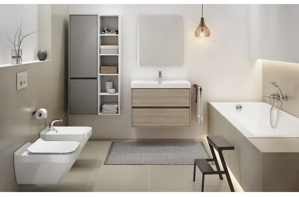 Cersanit S924-008 - Dulap pentru lavoar CREA 59,4x44,7 cm stejar