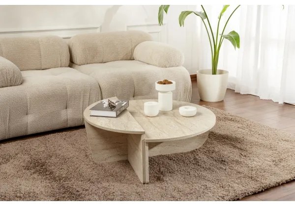 SET 2x măsuță de cafea ORION bej