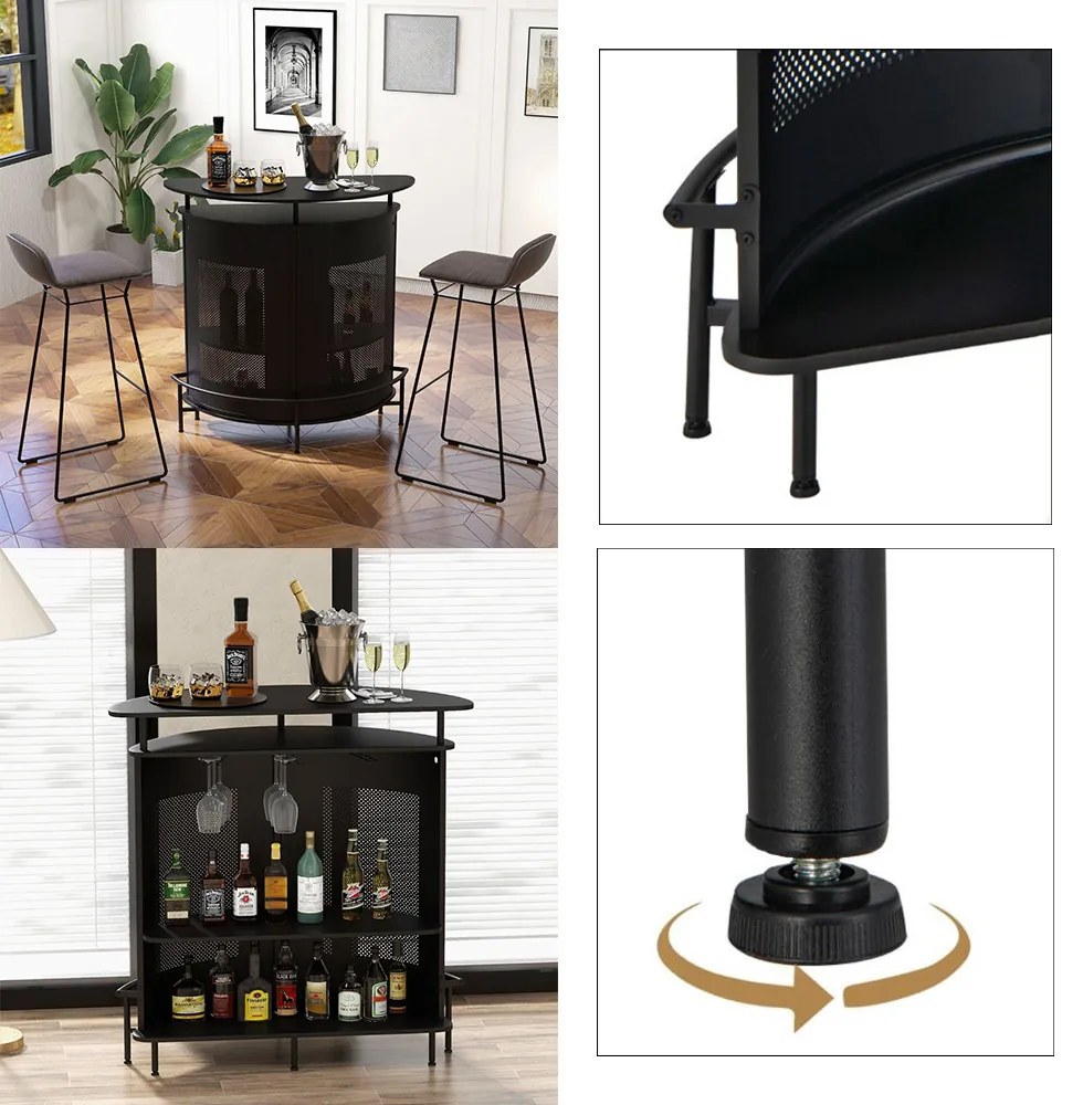 Bar rotund pentru acasă