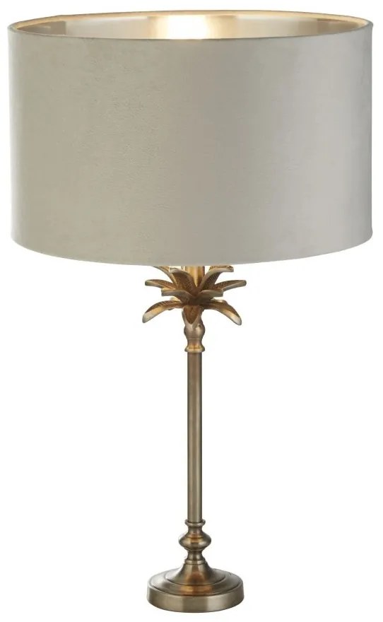 Veioza, Lampa de masa eleganta Palm gri