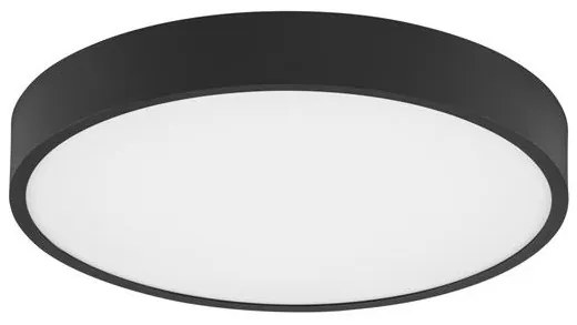 Plafoniera LED moderna design slim PERFECT 40cm negru CCT Dimmable