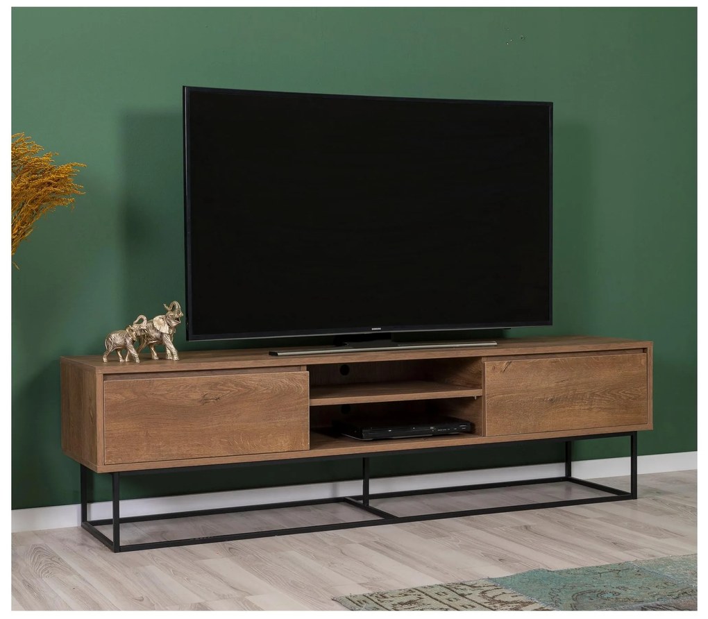 Set mobilier living Laxi 11 (nuc + negru). 1107123