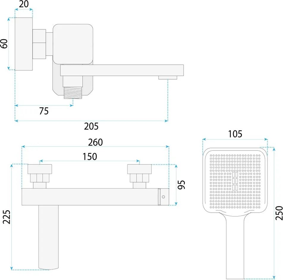 Baterie cada Rea Arlo negru