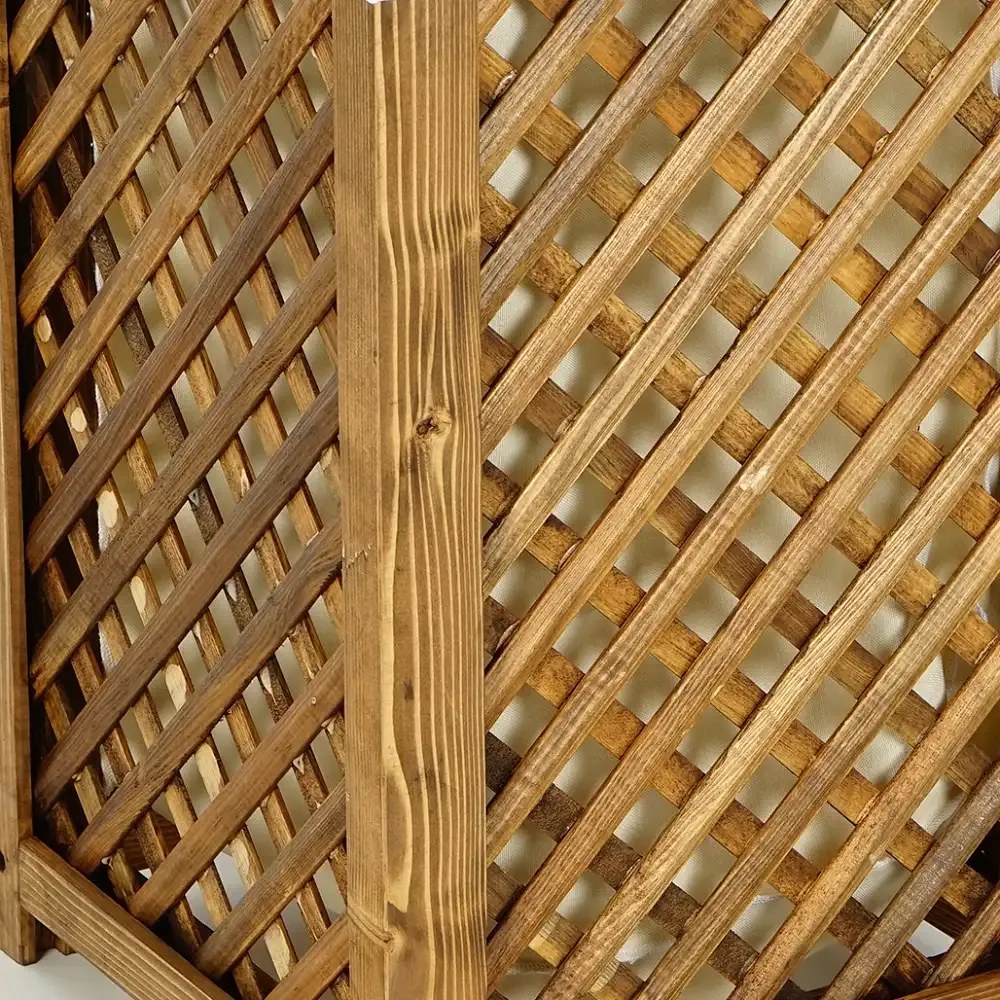 Cos pentru rufe din lemn, Verla, nuc, 57 cm