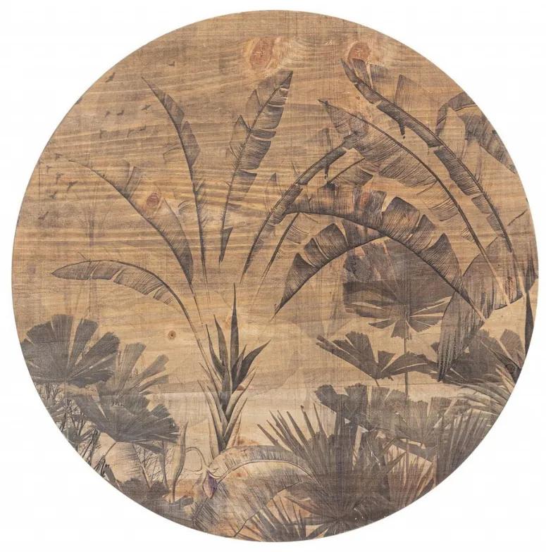 Masuta de cafea finisaj natural din Bambus, ∅ 58 cm, Nariko Bizzotto
