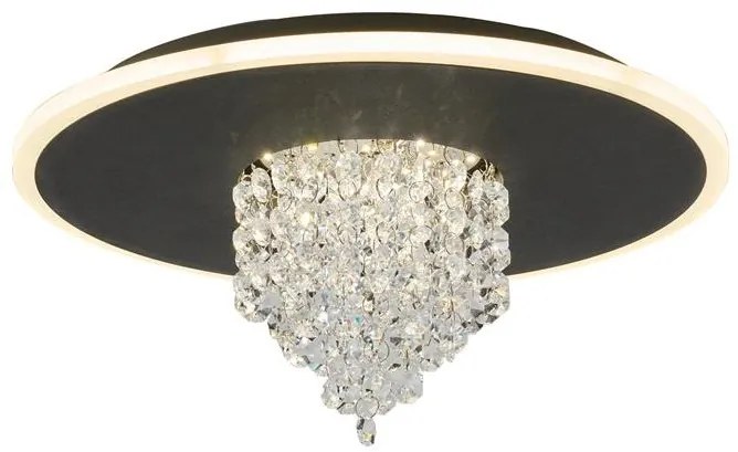 Plafoniera LED design elegant Deluge negru