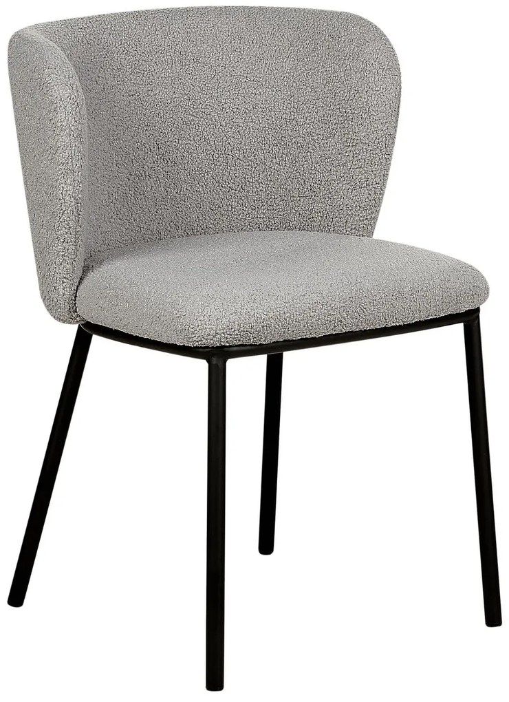 Set 2 buc scaune sufragerie Minik (gri boucle). 1081422