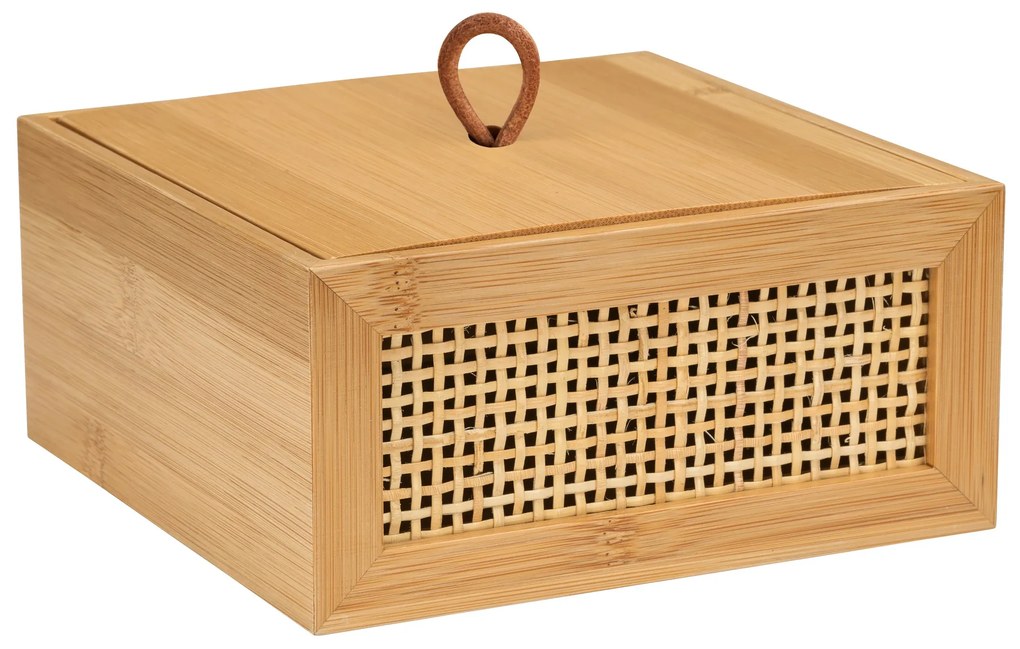 Cutie cosmetice ALLEGRE BAMBOO, 15 x 7 x 15 cm, WENKO