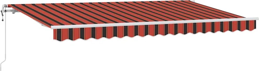 vidaXL Cortina Retractabilă Portocaliu 400 x 200 cm țesătură