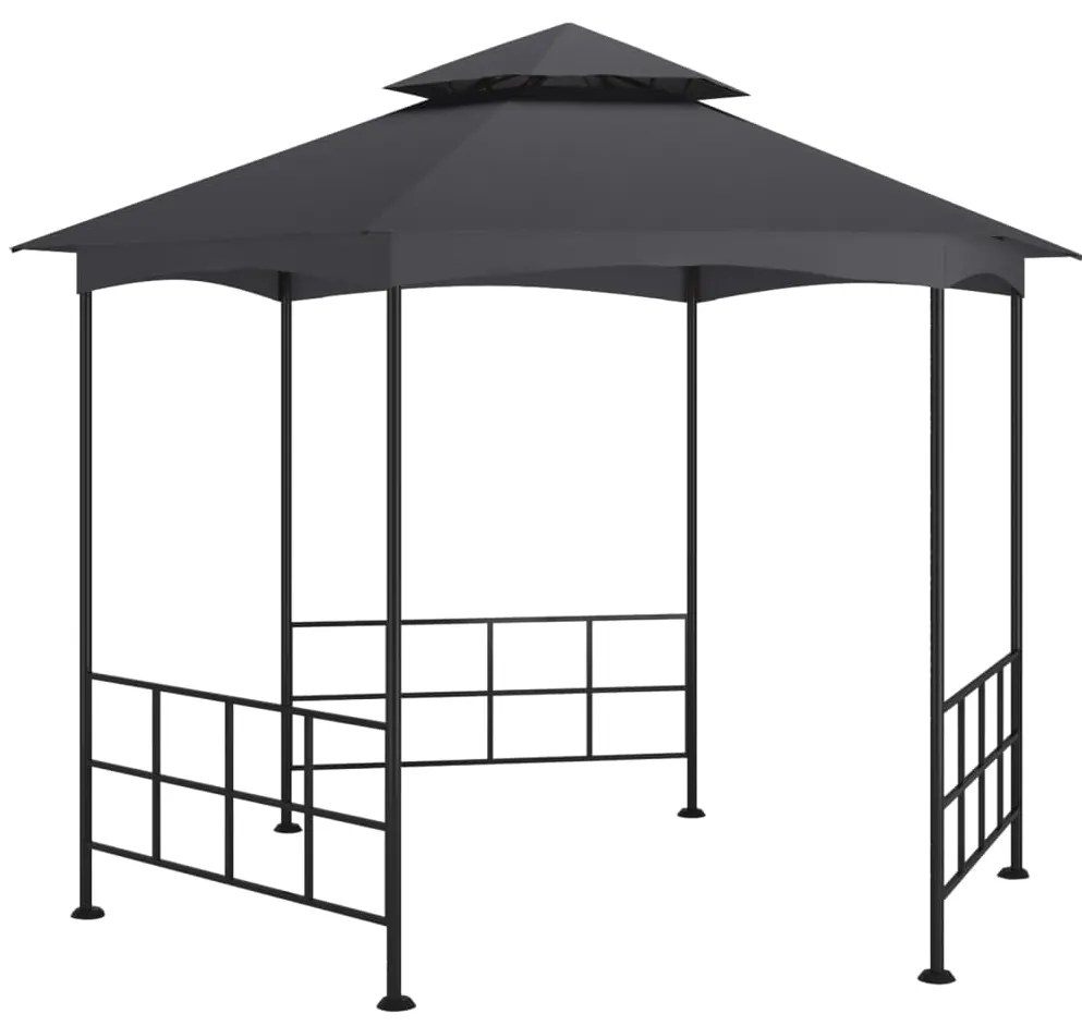 vidaXL Pavilion cu pereți laterali, antracit, 3,1x2,7 m