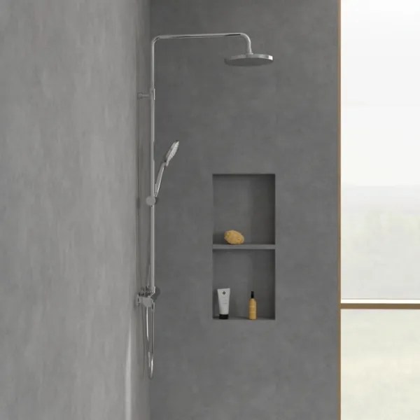 Villeroy & Boch TVS10900200061 - Set de duș cu baterie UNIVERSAL, crom lucios