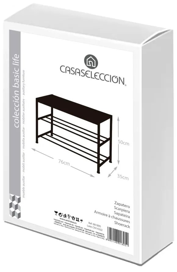 Pantofar din metal negru - Casa Selección