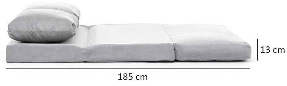 Canapea extensibila cu 2 locuri Taida, Multicolor, 120 x 62 x 68 cm
