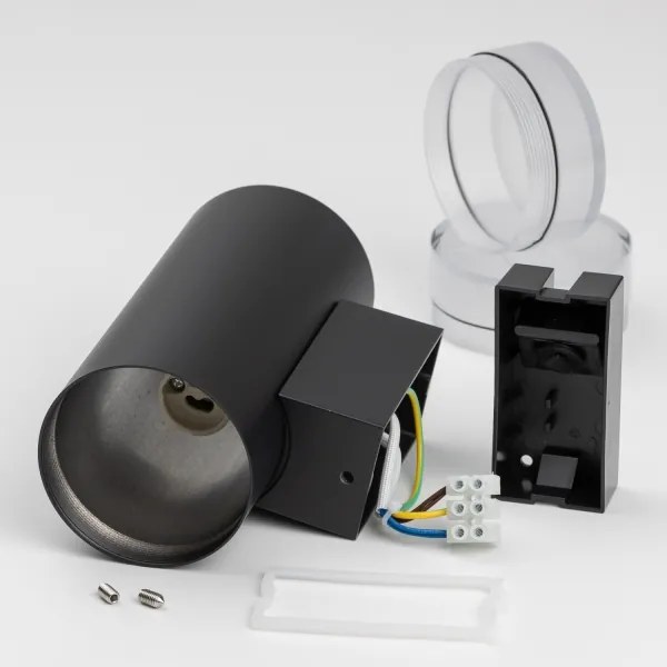 Brilagi - Aplică de perete pentru exterior LED RGBW MATERA, 2x GU10 / 4,8W / 230V, negru, IP54