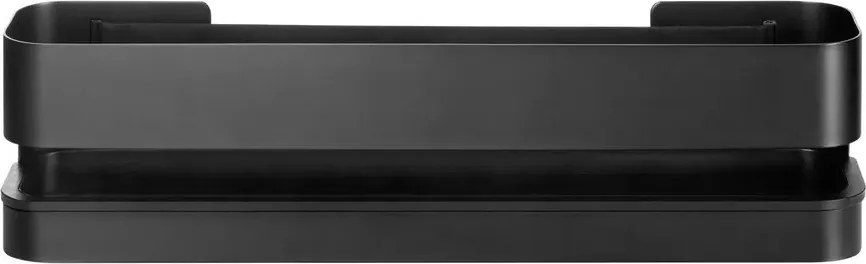 Raft pentru baie negru de montat pe perete din oțel inoxidabil Nexio – Blomus