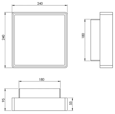 Corp de iluminat industrial cu senzor Fabas 3225/61/102 OBAN 1xE27/42W/230V IP65