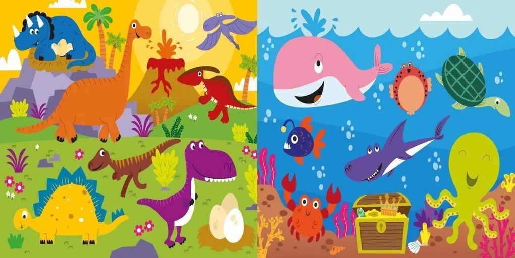 Set Puzzle de Baie Prince Lionheart Ocean/Dino