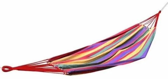 Hamac bumbac, multicolor, max 120 kg, 180x85 cm