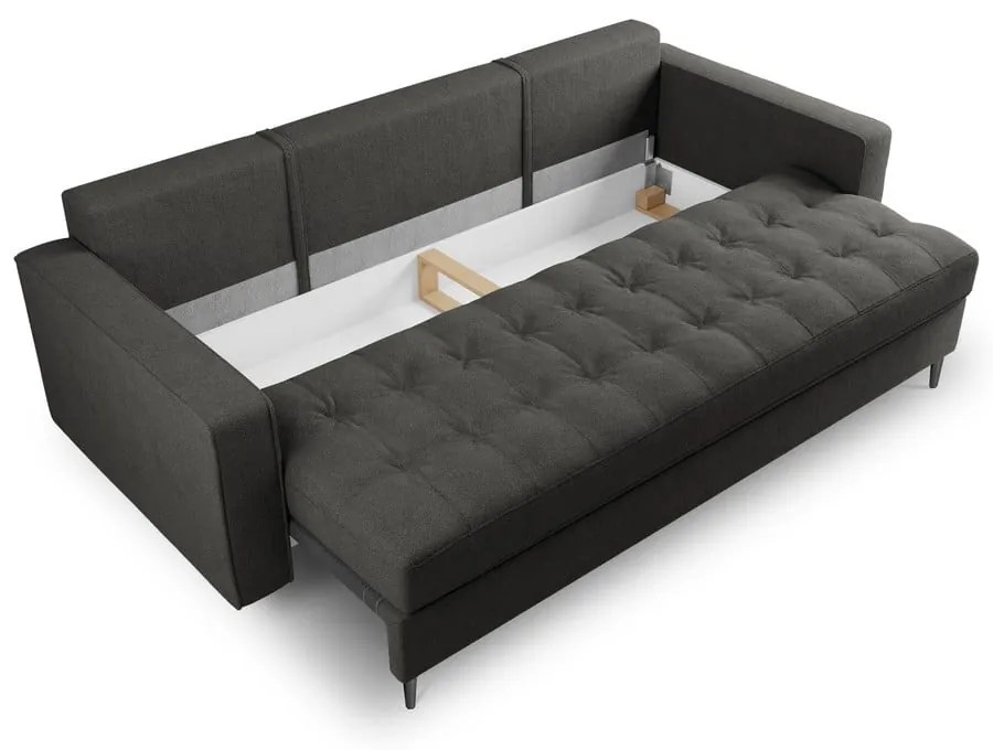 Canapea extensibilă Milo Casa Santo, gri închis