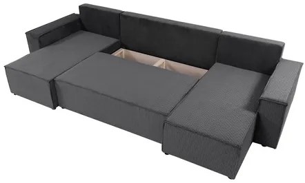 Colțar în formă de U Kasuna U (Verde închis + Negru) (cu sp. depozitare). Promo -17%. 1104908