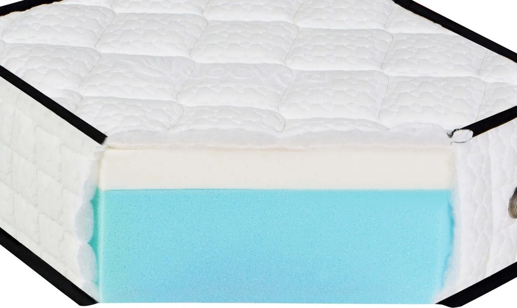 Saltea Latex 130×200 cm, fermitate medie, 20 cm înălțime