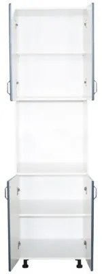 Soldat 60 cu 4 usi cu spatiu cuptor Zebra MDF albastru drept