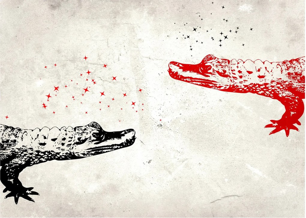 Tablou - Crocodili (70x50 cm)