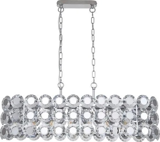 Lustra suspendata ovala design elegant Belle 8LT