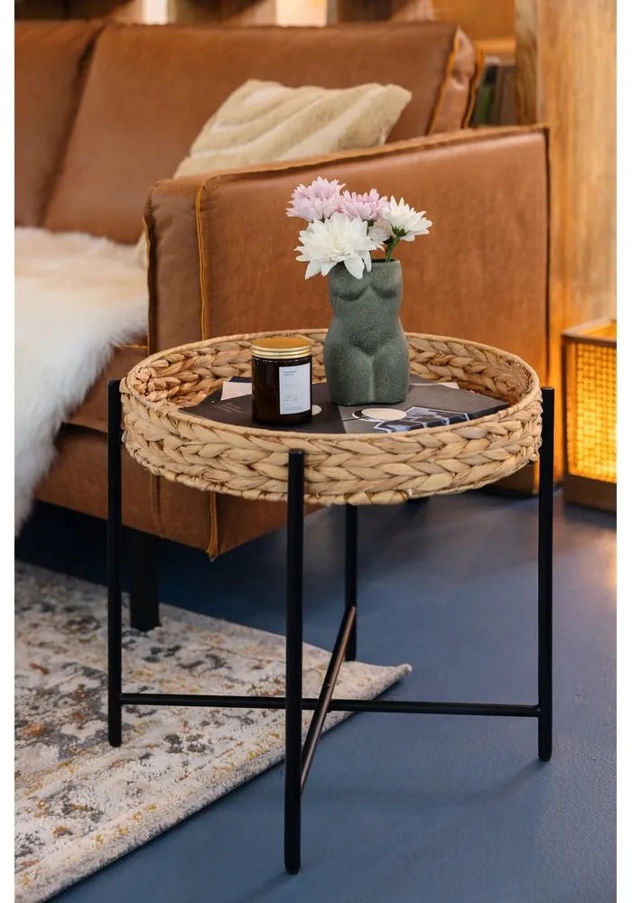 Canapea maro cu tapițerie din imitație de piele 277 cm Rodeo – WOOOD