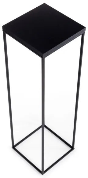 Suport pentru flori BASICLOFT 80x24 cm, negru