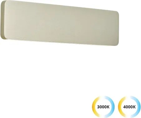 Aplica LED de perete KELDA LED/12W/230V 3000K/4000K argintie