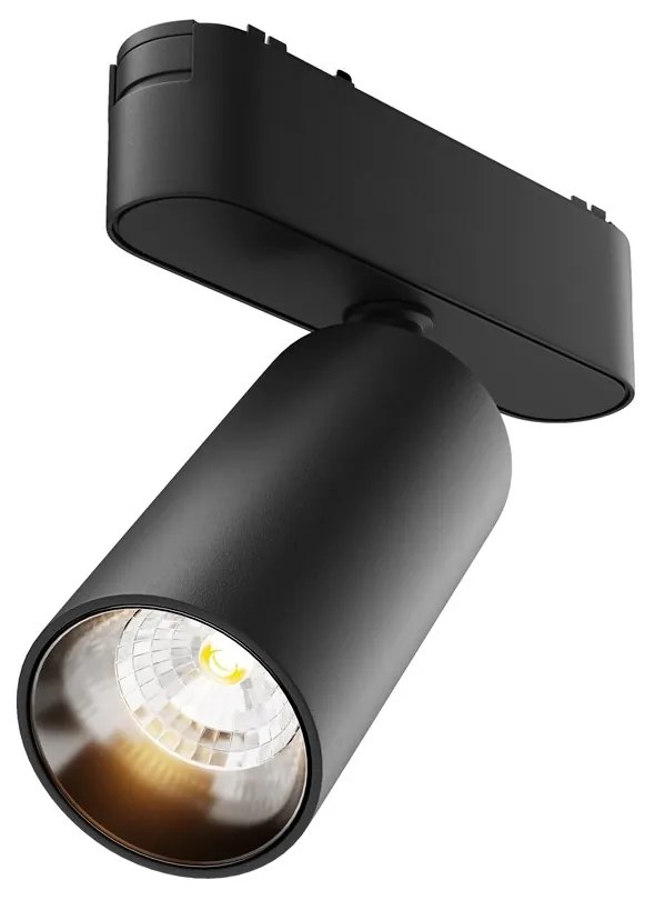 Spot LED, accesoriu pentru sina magnetica Radity, Focus negru 12W 3000K