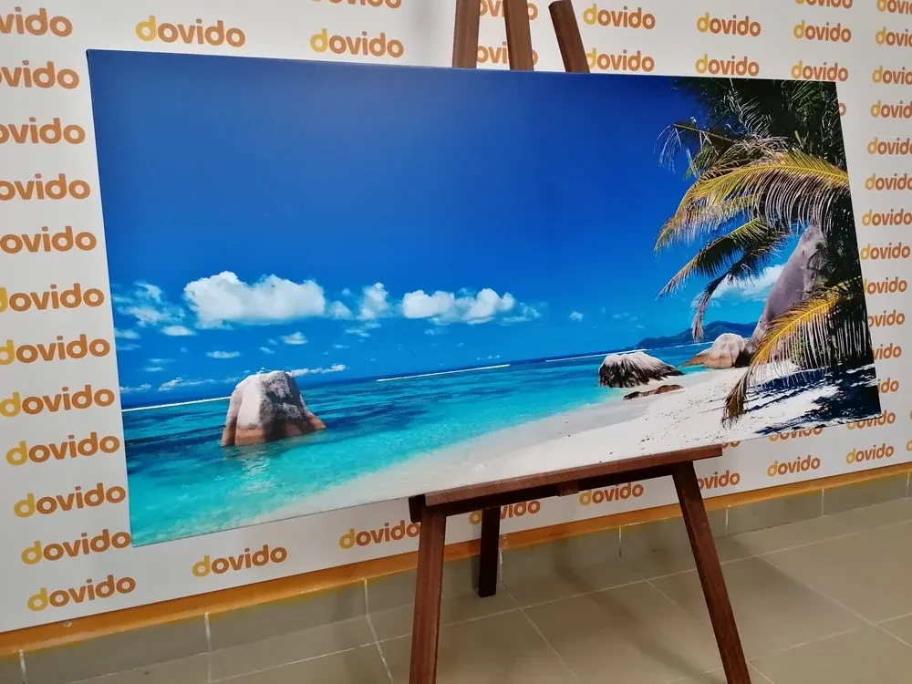 Tablou plaja din Anse Source